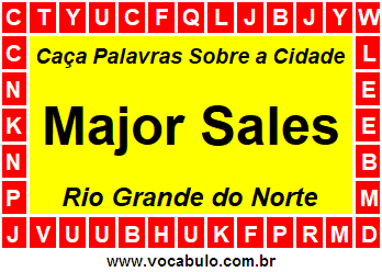 Caça Palavras Sobre a Cidade Norte Rio Grandense Major Sales