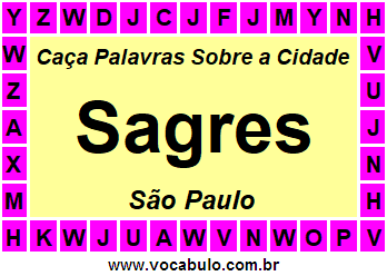 Caça Palavras Sobre a Cidade Paulista Sagres