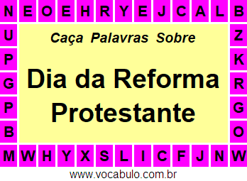 1ª Quinzena 2º Bim - Atividade e Caça-Palavra Reforma e Contrarreforma